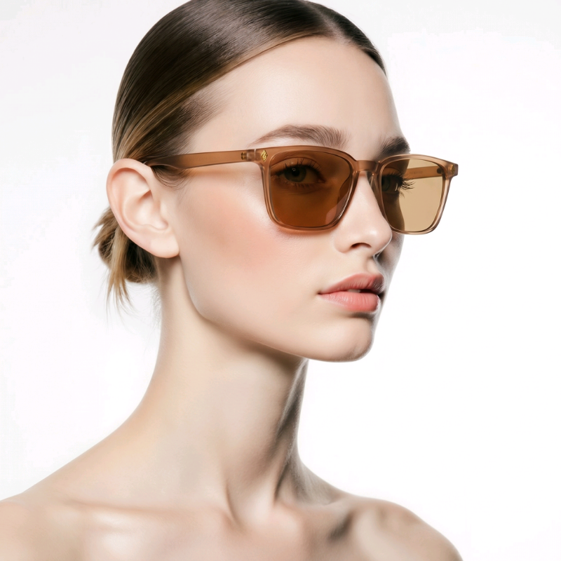 Mắt kính nam nữ chống nắng UV 400 JALIVER YOUNG P-25672YA, kính mát unisex gọng vuông phong cách trẻ trung hiện đại