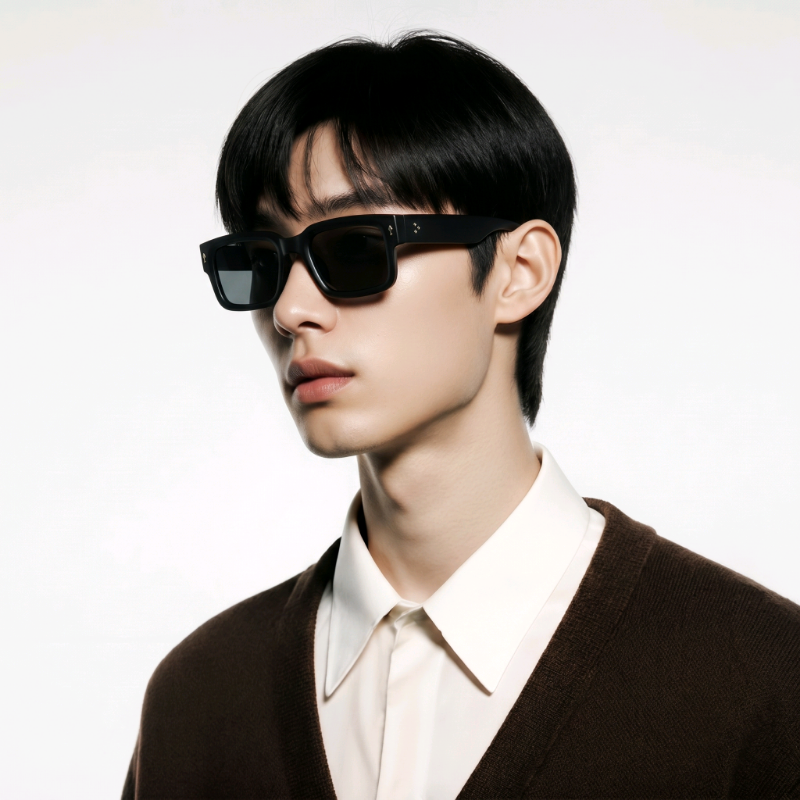 Mắt kính mát nam nữ gọng chữ nhật trẻ trung JALIVER YOUNG P-25699YA, kính râm unisex chống nắng UV 400