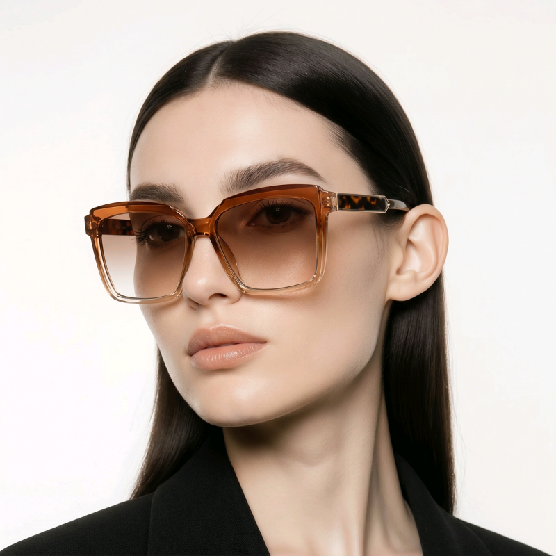Mắt kính râm nam nữ chống nắng UV400 JALIVER YOUNG M6184, kính mát unisex gọng vuông phong cách hiện đại