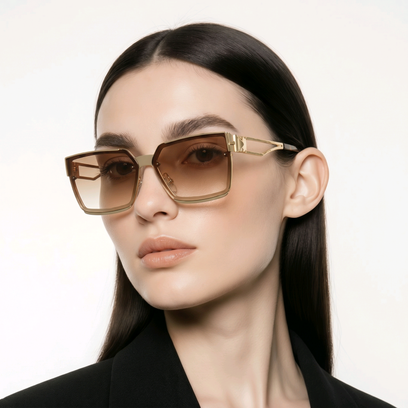 Mắt kính mát nam nữ gọng vuông thanh lịch JALIVER YOUNG M5230, kính râm unisex chống nắng UV400 cao cấp