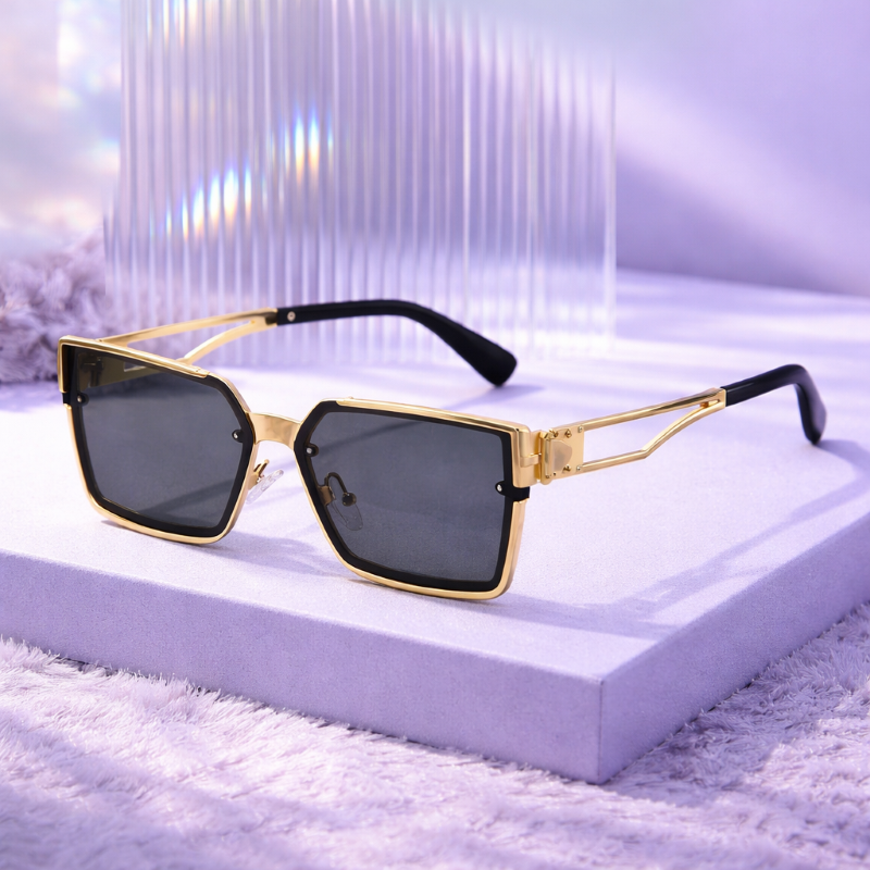 Mắt kính mát nam nữ gọng vuông thanh lịch JALIVER YOUNG M5230, kính râm unisex chống nắng UV400 cao cấp