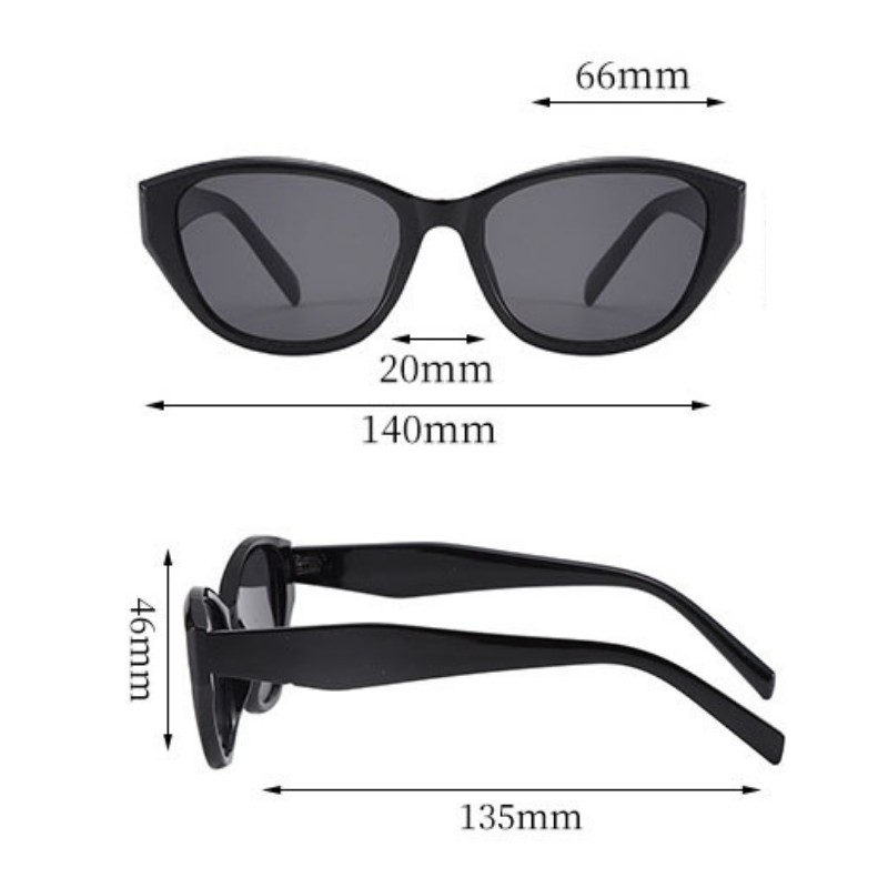 Mắt kính thời trang nữ chống nắng UV 400 JALIVER YOUNG P-25702YA, kính râm nữ gọng mắt mèo cá tính