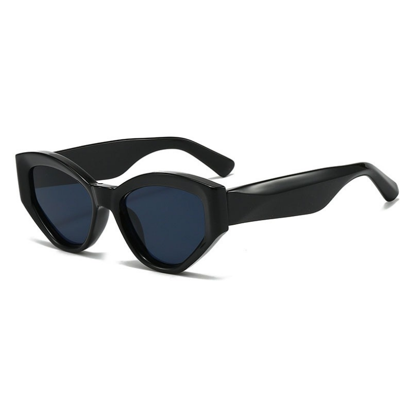 Mắt kính mát nam nữ chống nắng UV400 JALIVER YOUNG 5682, kính râm thời trang unisex gọng mắt mèo bản to cá tính