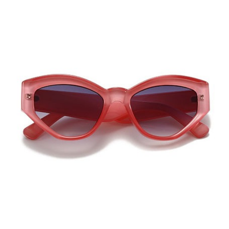 Mắt kính mát nam nữ chống nắng UV400 JALIVER YOUNG 5682, kính râm thời trang unisex gọng mắt mèo bản to cá tính