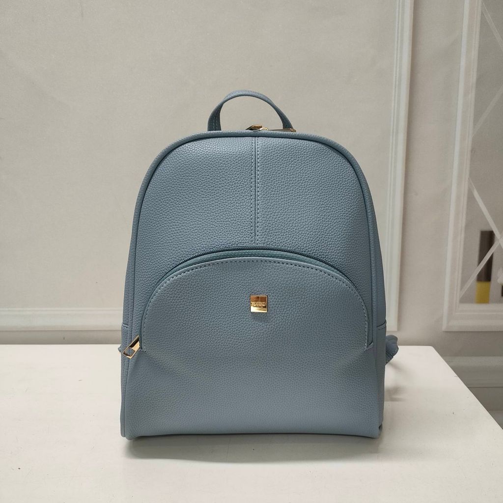Balo da nữ thời trang đi chơi, ba lô công sở phối màu thanh lịch thiết kế ngăn trước gọn gàng, tiện dụng IDIGO FBP2 - 4330
