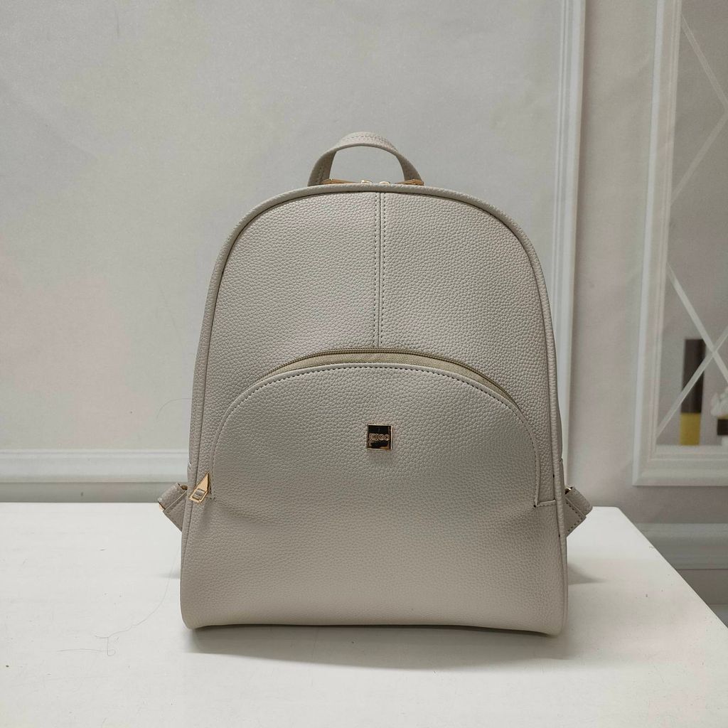 Balo da nữ thời trang đi chơi, ba lô công sở phối màu thanh lịch thiết kế ngăn trước gọn gàng, tiện dụng IDIGO FBP2 - 4330