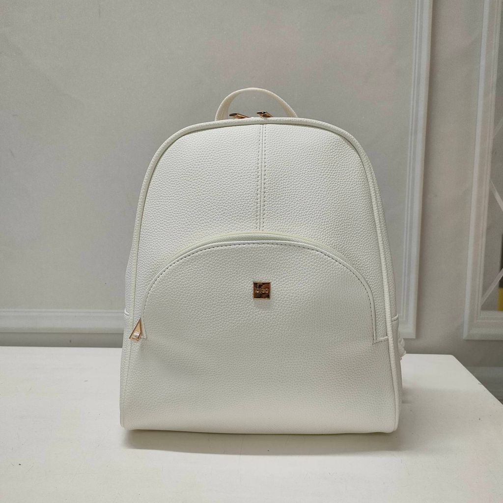 Balo da nữ thời trang đi chơi, ba lô công sở phối màu thanh lịch thiết kế ngăn trước gọn gàng, tiện dụng IDIGO FBP2 - 4330