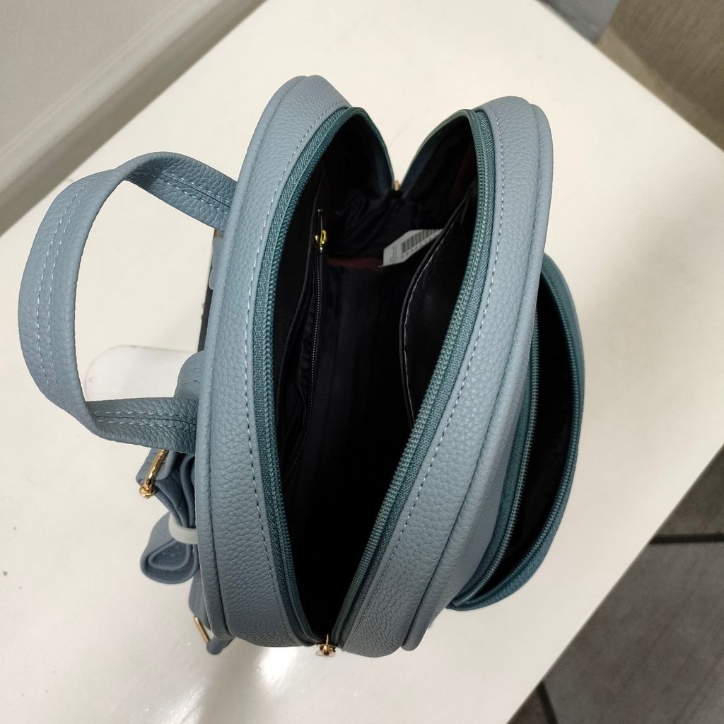 Balo da nữ thời trang đi chơi, ba lô công sở phối màu thanh lịch thiết kế ngăn trước gọn gàng, tiện dụng IDIGO FBP2 - 4330