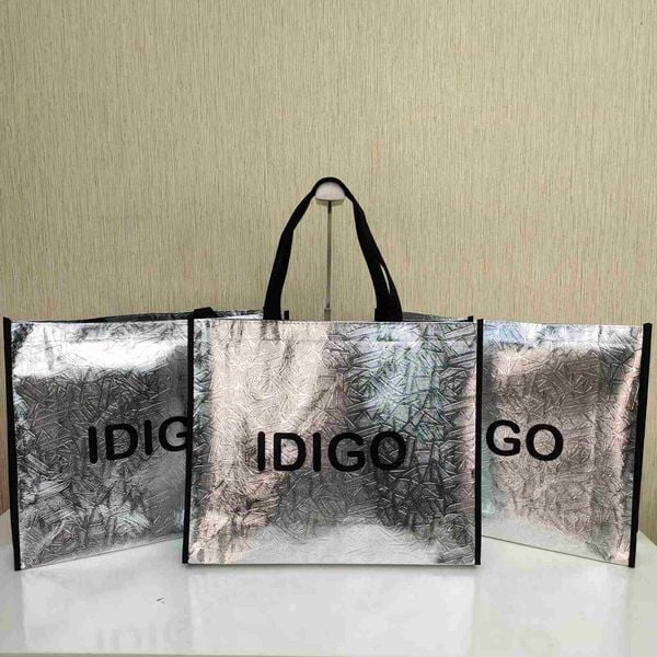  Túi quà tặng IDIGO bạc ánh kim cao cấp 