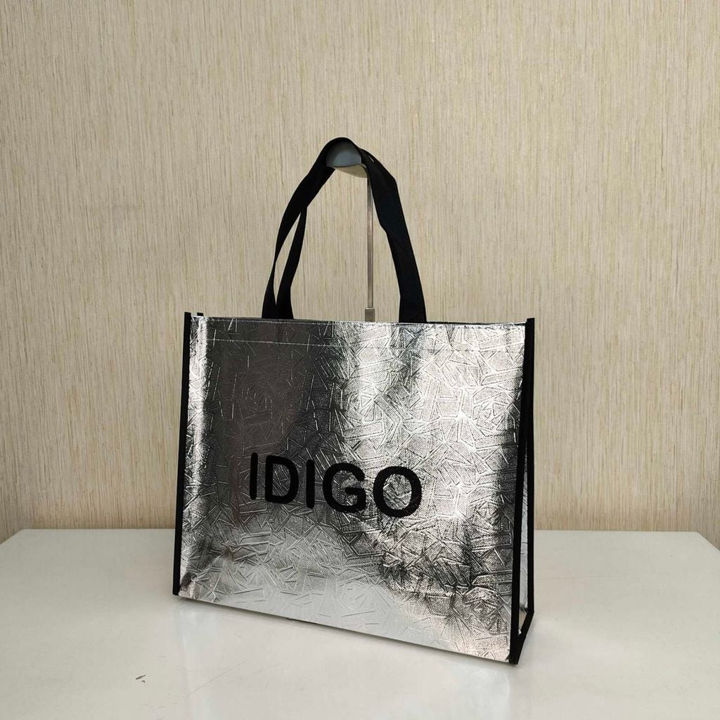 Túi quà tặng IDIGO bạc ánh kim cao cấp