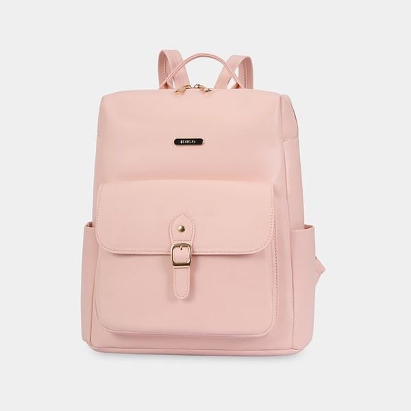  Balo da nữ sang trọng, ba lô thời trang thiết kế tinh tế chứa laptop 14 inch IDIGO FBP2 - 5069 