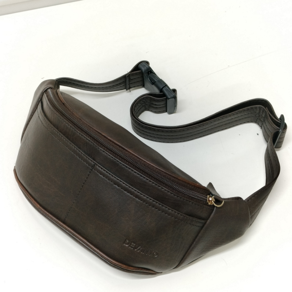  Túi đeo chéo trước ngực nam thời trang thanh lịch DEVANTO MB2 - 1203D, túi da công sở nhiều ngăn tiện lợi 