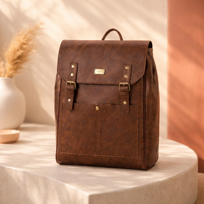 Balo đựng laptop 15.6 inch, ba lô công sở nam nữ nắp gập IDIGO UBP2 - 6031