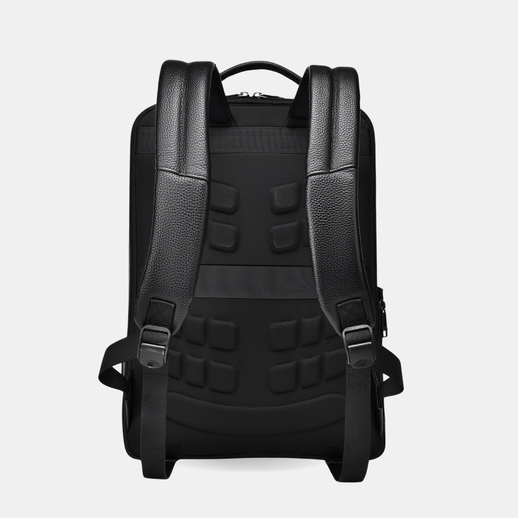 Balo da nam nữ tích hợp cổng sạc USB IDIGO MBP1 - 20001, Balo đựng laptop 15.6 inch da bò thật cao cấp