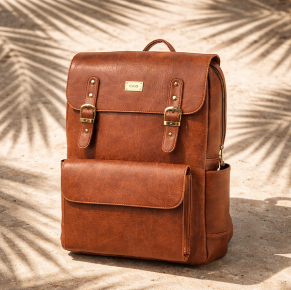  Balo da nam nữ công sở khóa gài thanh lịch UBP2 - 5021, ba lô đựng laptop 15 inch 