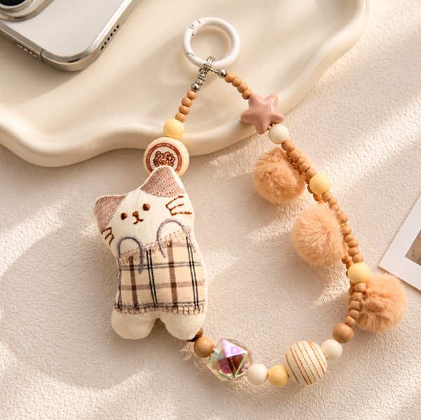  Phụ kiện treo túi xách hình thú dễ thương IDIGO FA4 - 4022, móc khoá charm trang trí và phụ kiện túi nhiều màu 