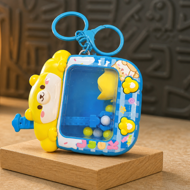 Charm đồ chơi xả tress dễ thương IDIGO FA4-2002, phụ kiện trang trí treo túi thời trang nhiều màu
