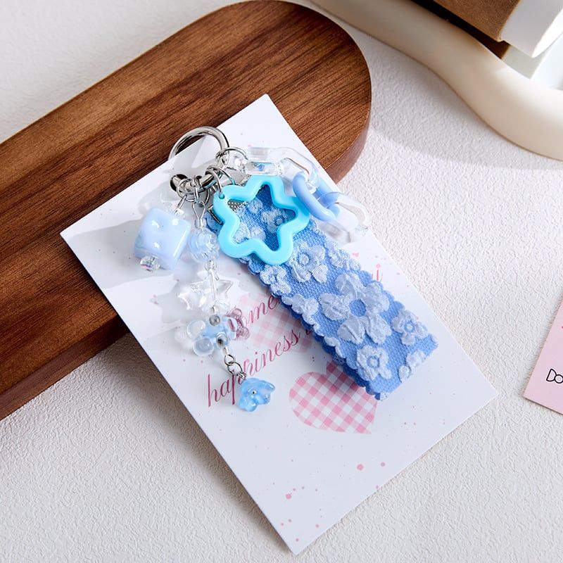 Charm phụ kiện túi thời trang nhiều màu IDIGO FA4 - 4011, móc khoá trang trí và phụ kiện treo túi dễ thương