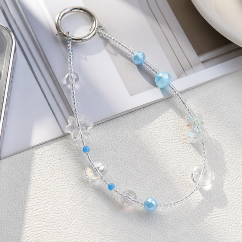 Móc khóa charm treo túi thời trang IDIGO FA4 - 4012, dây đeo điện thoại và phụ kiện túi đa năng cho nữ