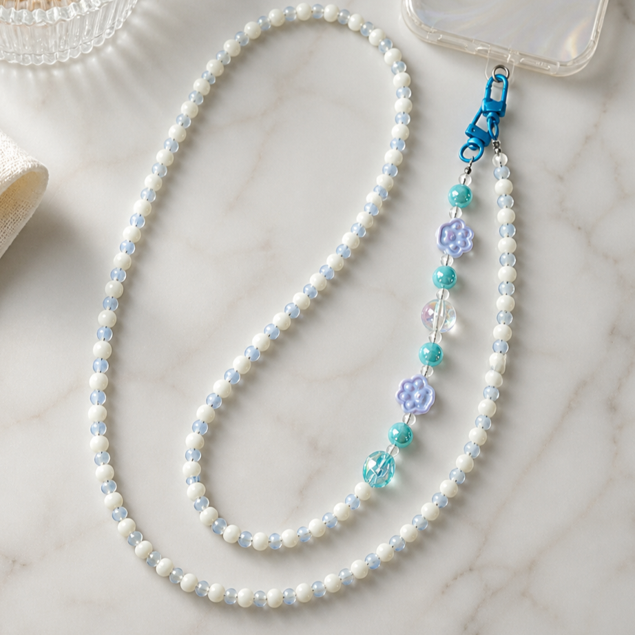 Dây treo điện thoại thời trang dễ thương IDIGO FA4 - 4006, móc khoá trang trí và phụ kiện charm túi nhiều màu
