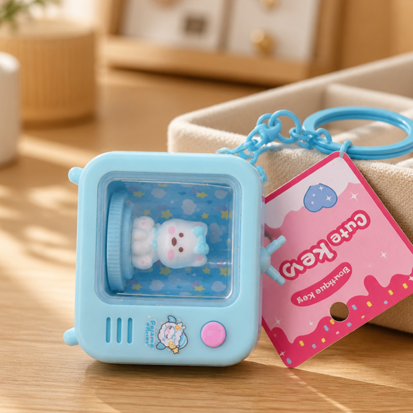  Móc khoá charm treo túi đồ chơi hoạt hình IDIGO FA4-2020, phụ kiện trang trí thiết bị gia dụng mini có đèn 