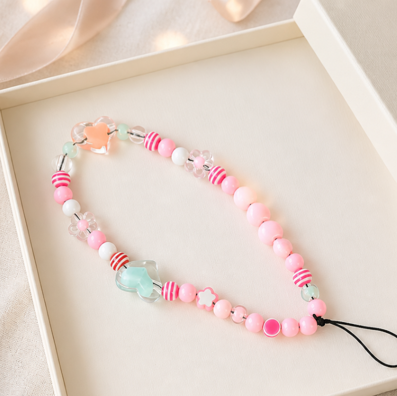  Phụ kiện charm thời trang trang trí túi xách IDIGO FA4 - 4008, dây đeo điện thoại chống thất lạc 