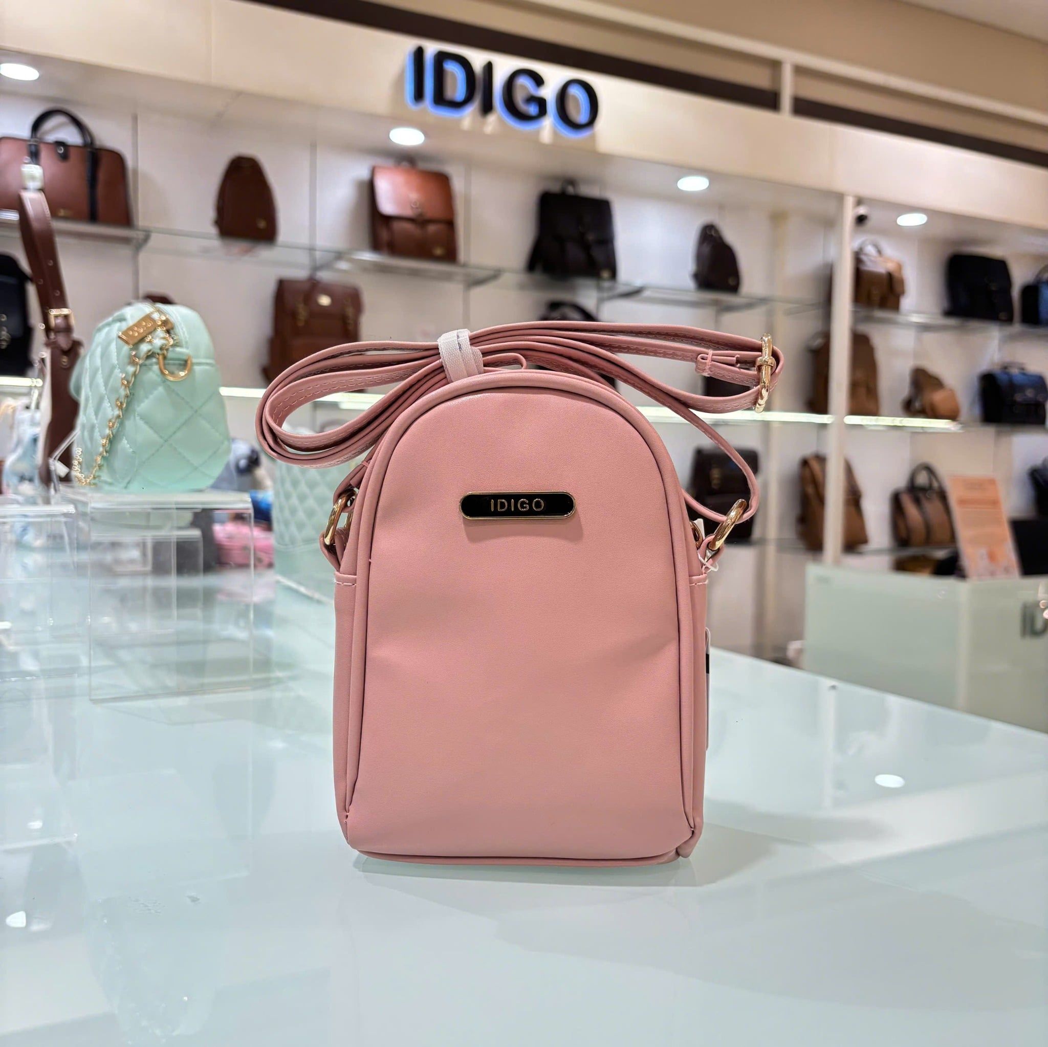  Túi đeo chéo nữ đi chơi, túi xách nữ đeo vai đựng điện thoại nhỏ gọn IDIGO FB2 - 2023 