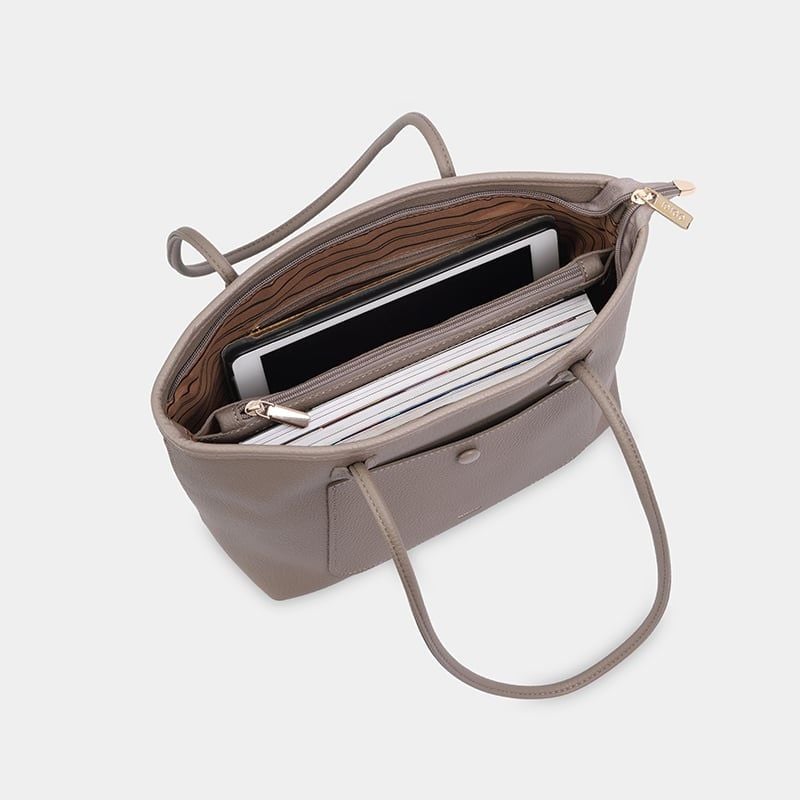 Túi xách nữ công sở nhiều ngăn tiện lợi, túi đựng tài liệu A4 đi dạy IDIGO FB2 - 5065