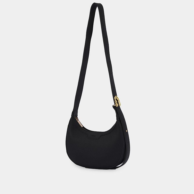 Túi đeo chéo nữ đi chơi phom hình bán nguyệt, túi xách nữ sang chảnh IDIGO FB2 - 3400