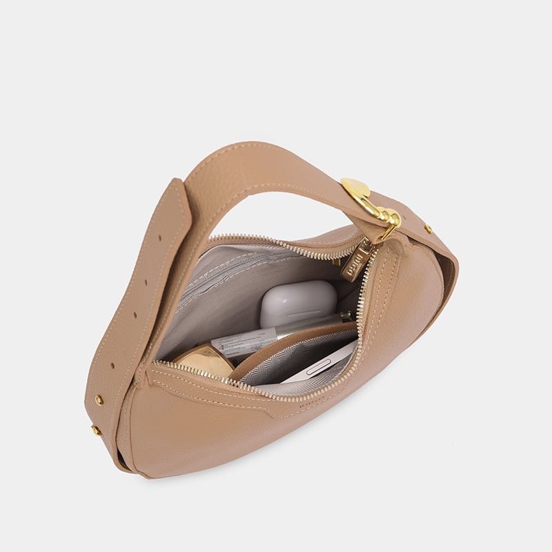 Túi đeo chéo nữ đi chơi phom hình bán nguyệt, túi xách nữ sang chảnh IDIGO FB2 - 3400