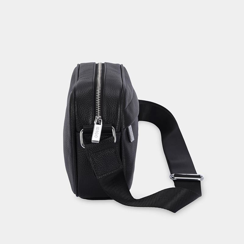 Túi đeo chéo nam da thật cao cấp, túi da công sở unisex phom chữ nhật năng động MB1 - 7010