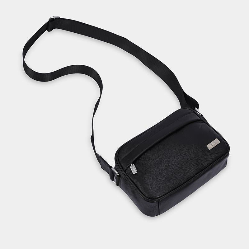 Túi đeo chéo nam da thật cao cấp, túi da công sở unisex phom chữ nhật năng động MB1 - 7010