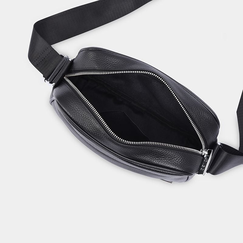 Túi đeo chéo nam da thật cao cấp, túi da công sở unisex phom chữ nhật năng động MB1 - 7010