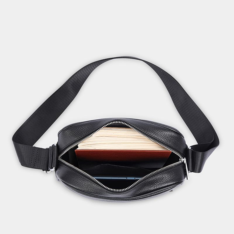 Túi đeo chéo nam da thật cao cấp, túi da công sở unisex phom chữ nhật năng động MB1 - 7010