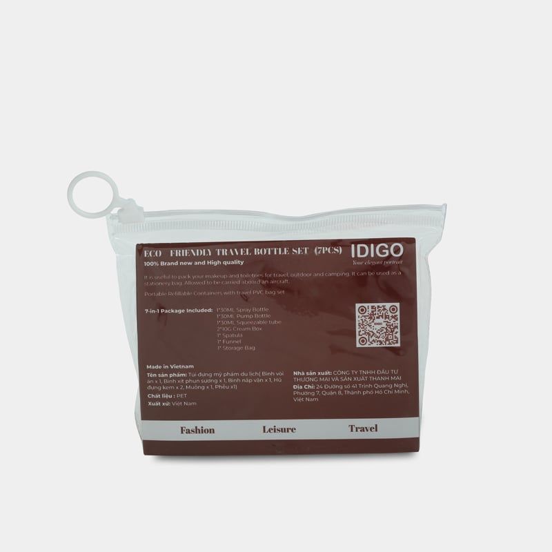 Bộ chiết mỹ phẩm du lịch IDIGO