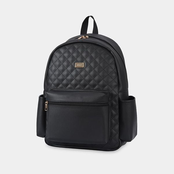  Ba lô công sở thời trang nữ IDIGO UBP2 – 6035 , Balo da nữ họa tiết chần trám thanh lịch đựng laptop 14 inch 