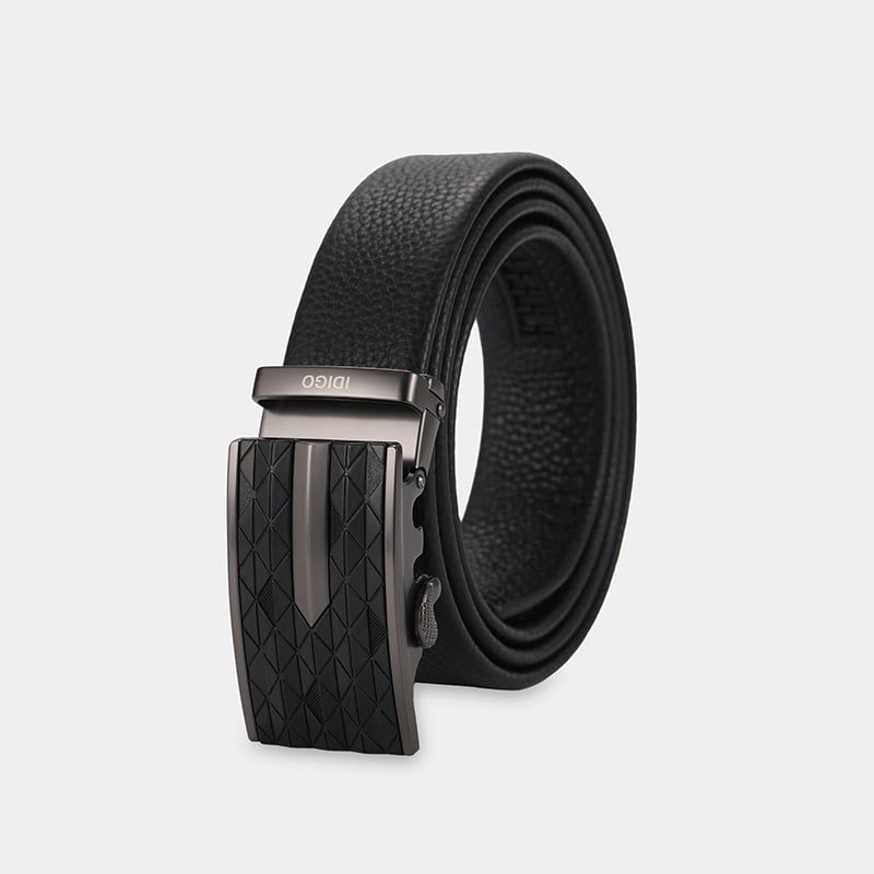 Thắt Lưng Nam Da Thật IDIGO MD1 - 6007 Màu Đen