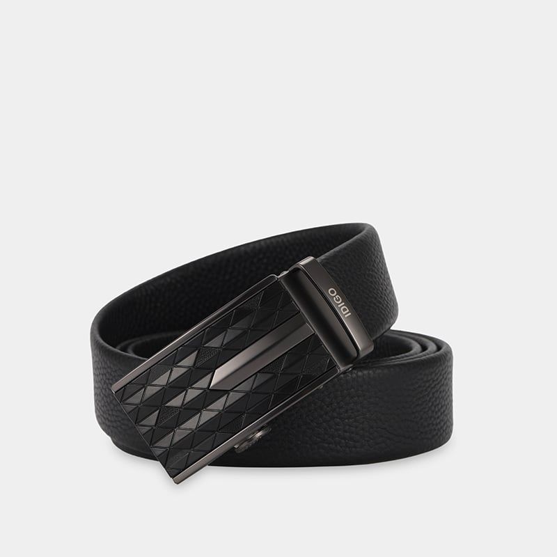 Thắt Lưng Nam Da Thật IDIGO MD1 - 6007 Màu Đen