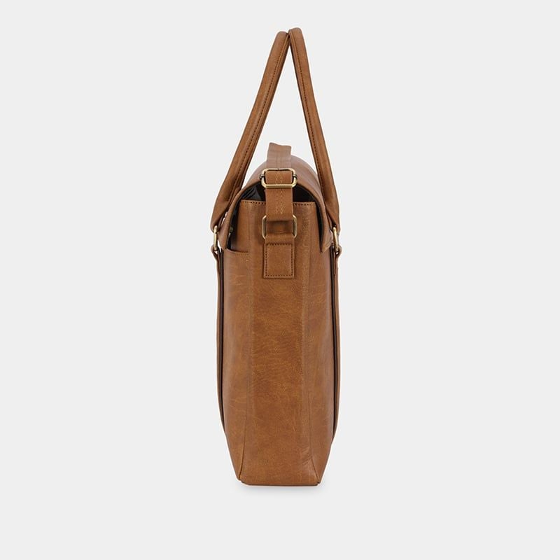 Túi xách công sở nam nữ thanh lịch, túi đựng tài liệu A4 nắp gập IDIGO UB2 - 5067