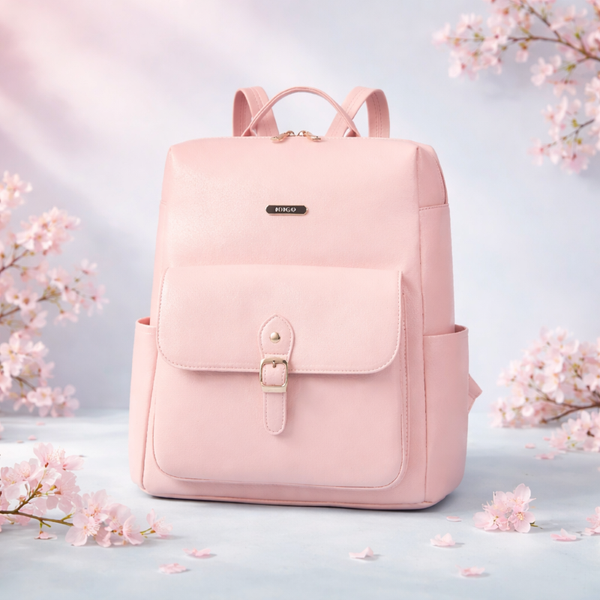  Balo da nữ sang trọng, ba lô thời trang thiết kế tinh tế chứa laptop 14 inch IDIGO FBP2 - 5069 