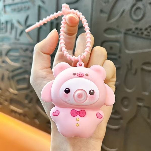  Phụ kiện charm treo túi xách đẹp cho nữ IDIGO FA4-2043, móc khoá trang trí đồ chơi xả tress 