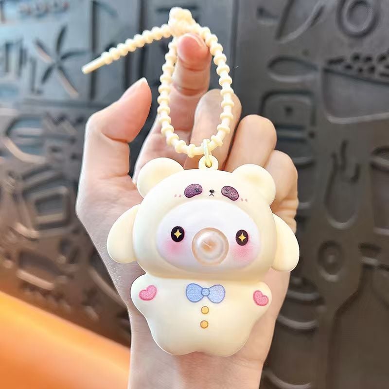 Phụ kiện charm treo túi xách đẹp cho nữ IDIGO FA4-2043, móc khoá trang trí đồ chơi xả tress