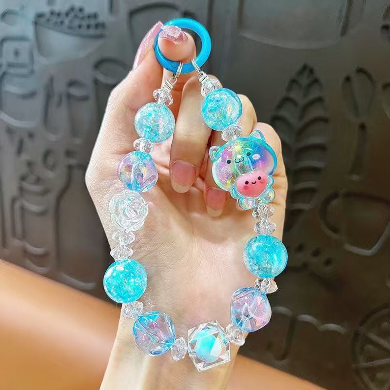 Dây treo điện thoại thời trang dễ thương IDIGO FA4-2004, charm móc khoá trang trí và phụ kiện túi nhiều màu