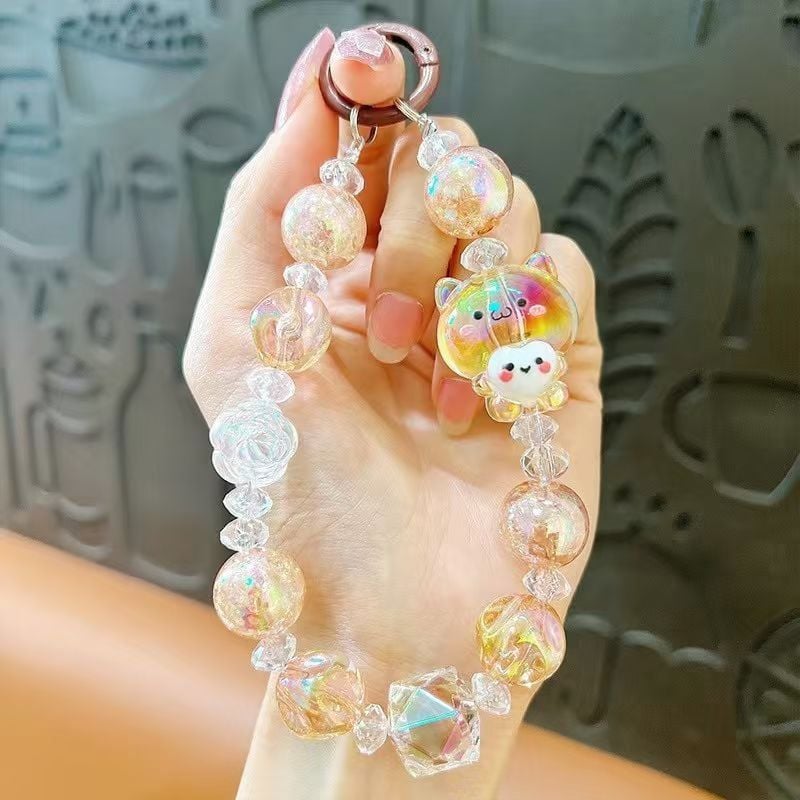 Dây treo điện thoại thời trang dễ thương IDIGO FA4-2004, charm móc khoá trang trí và phụ kiện túi nhiều màu
