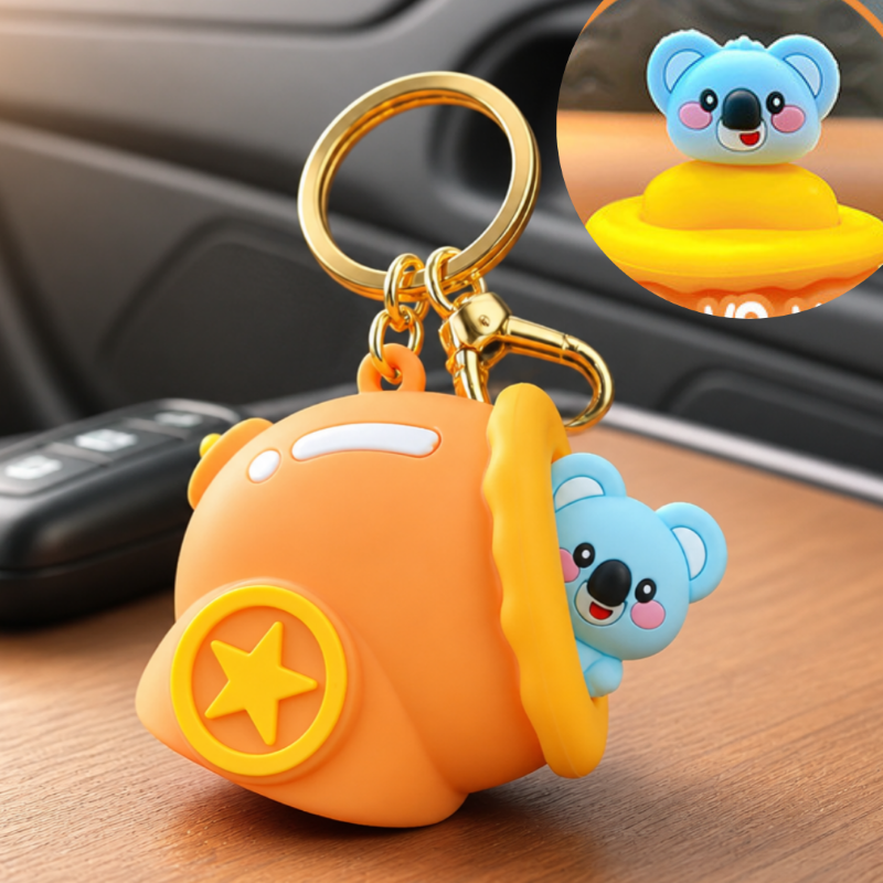 Phụ kiện charm treo túi xách đẹp cho nữ IDIGO FA4-2043, móc khoá trang trí đồ chơi xả tress