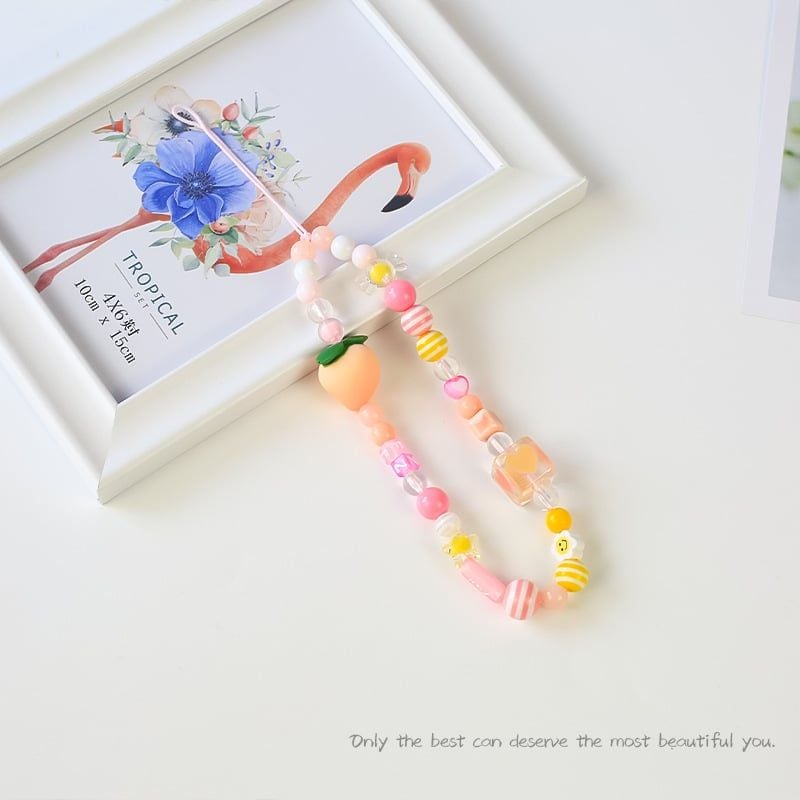 Charm hạt chuỗi điện thoại thời trang  IDIGO FA4 - 4009, móc khoá trang trí và phụ kiện túi xách tiện lợi