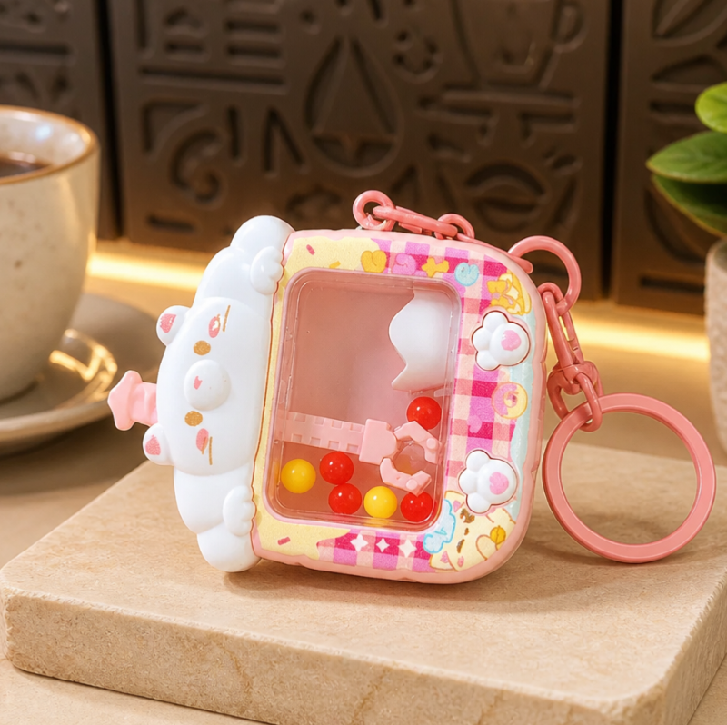 Charm đồ chơi xả tress dễ thương IDIGO FA4-2002, phụ kiện trang trí treo túi thời trang nhiều màu