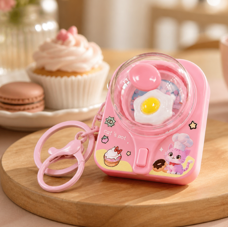 Móc khoá charm treo túi đồ chơi hoạt hình IDIGO FA4-2020, phụ kiện trang trí thiết bị gia dụng mini có đèn