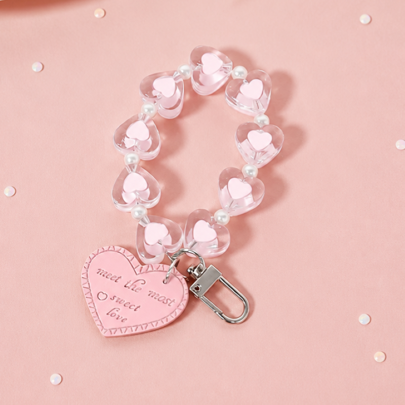Phụ kiện charm thời trang trang trí túi xách IDIGO FA4 - 4008, dây đeo điện thoại chống thất lạc