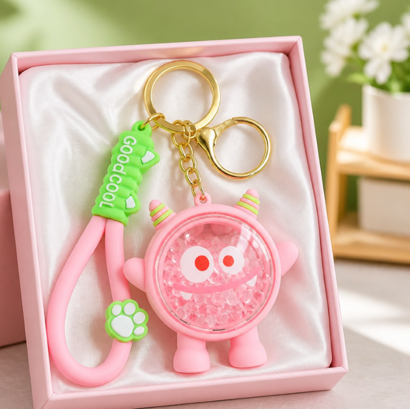 Phụ kiện túi xách hình thú dễ thương IDIGO FA4-2028, móc khoá charm trang trí đáng yêu nhiều màu